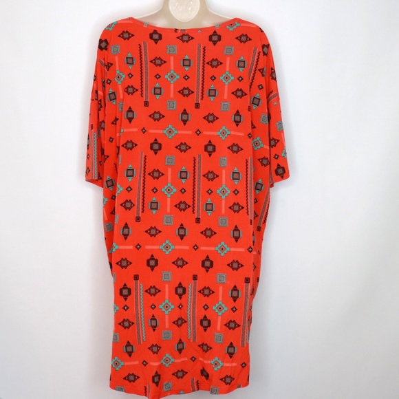 [3 for $15] LuLaRoe Irma Aztec Geometric Print Tunic Dress M - Picture 5 of 7